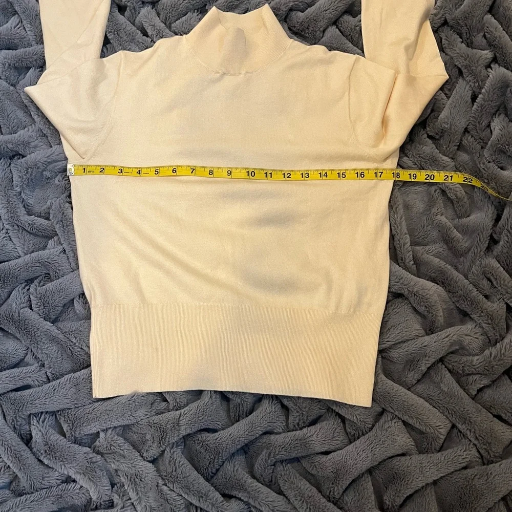 J. Crew Silk Blend Mock Neck Sweater